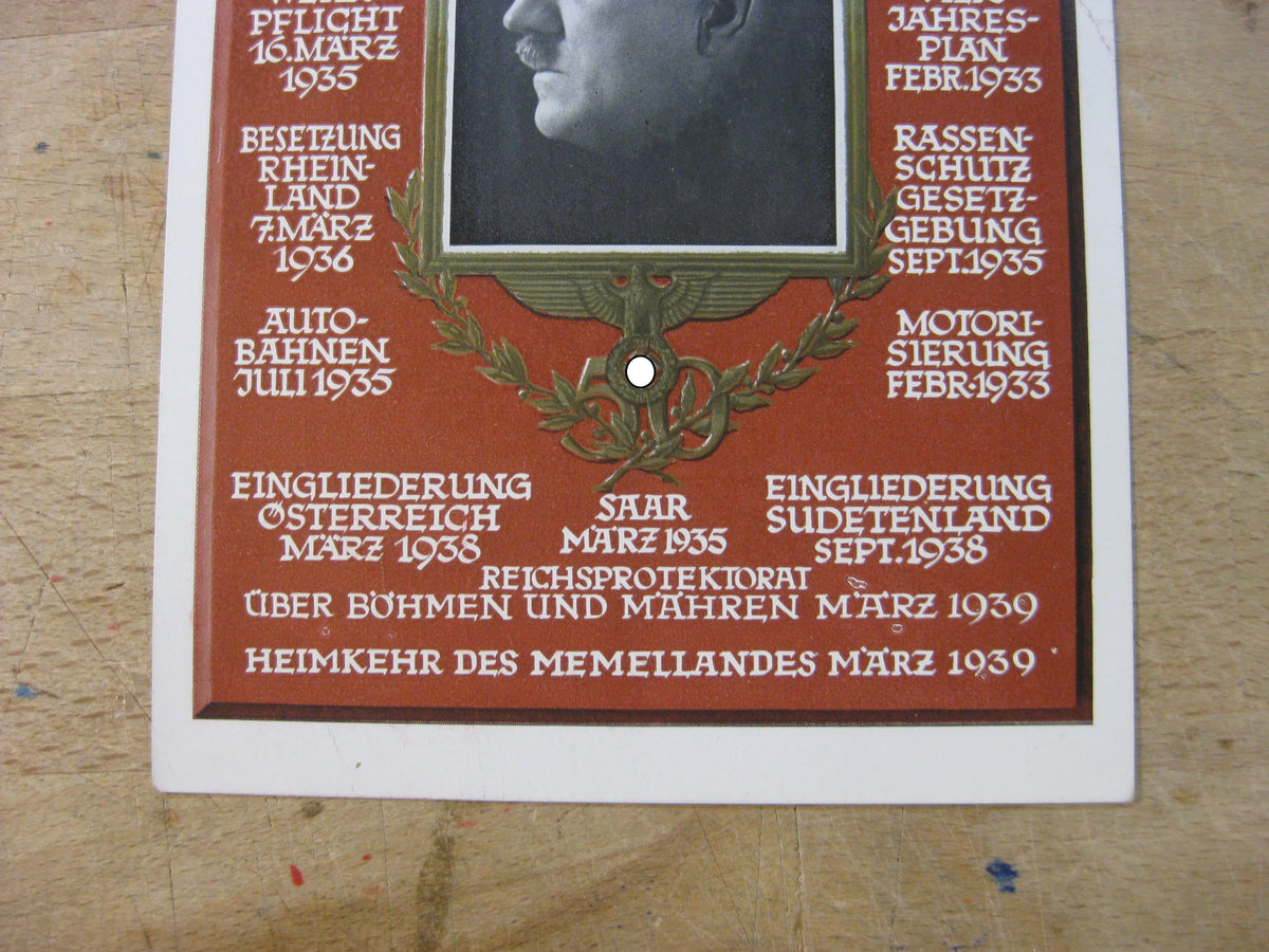 Patriotische Postkarte Adolf Hitler 3.Reich MÜNCHEN