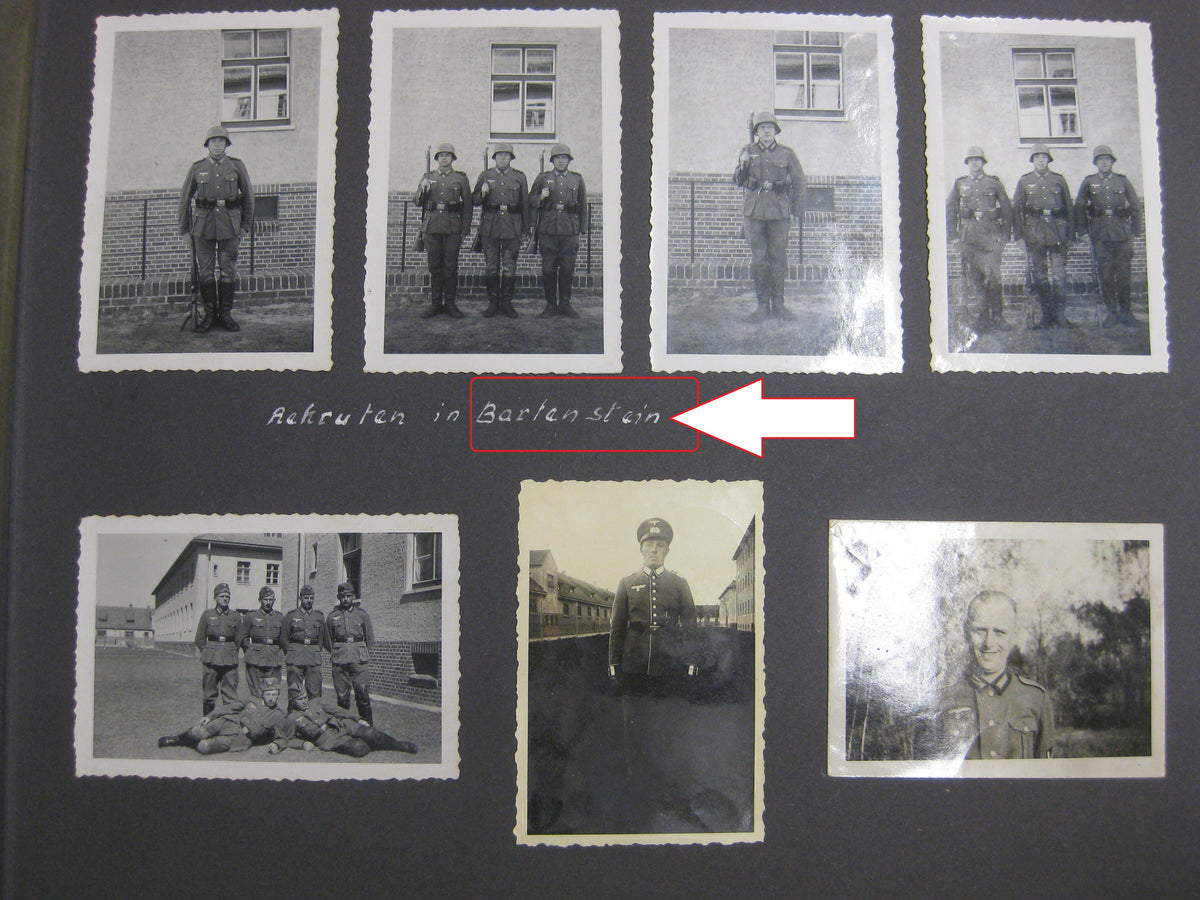 Fotoalbum Wehrmacht Heer Infanterie Russland Atlantikfront Westfront Ostfront Frankreich