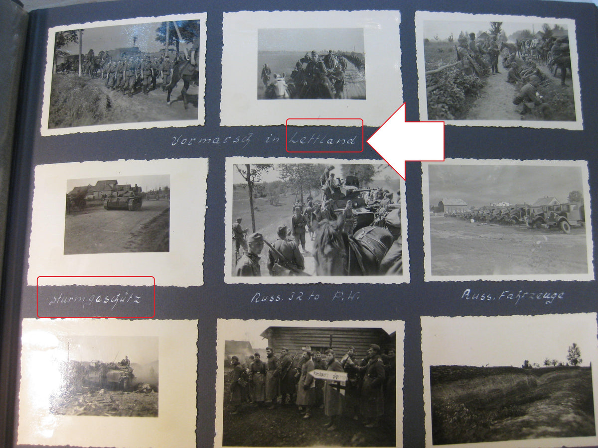 Fotoalbum Wehrmacht Heer Infanterie Russland Atlantikfront Westfront Ostfront Frankreich