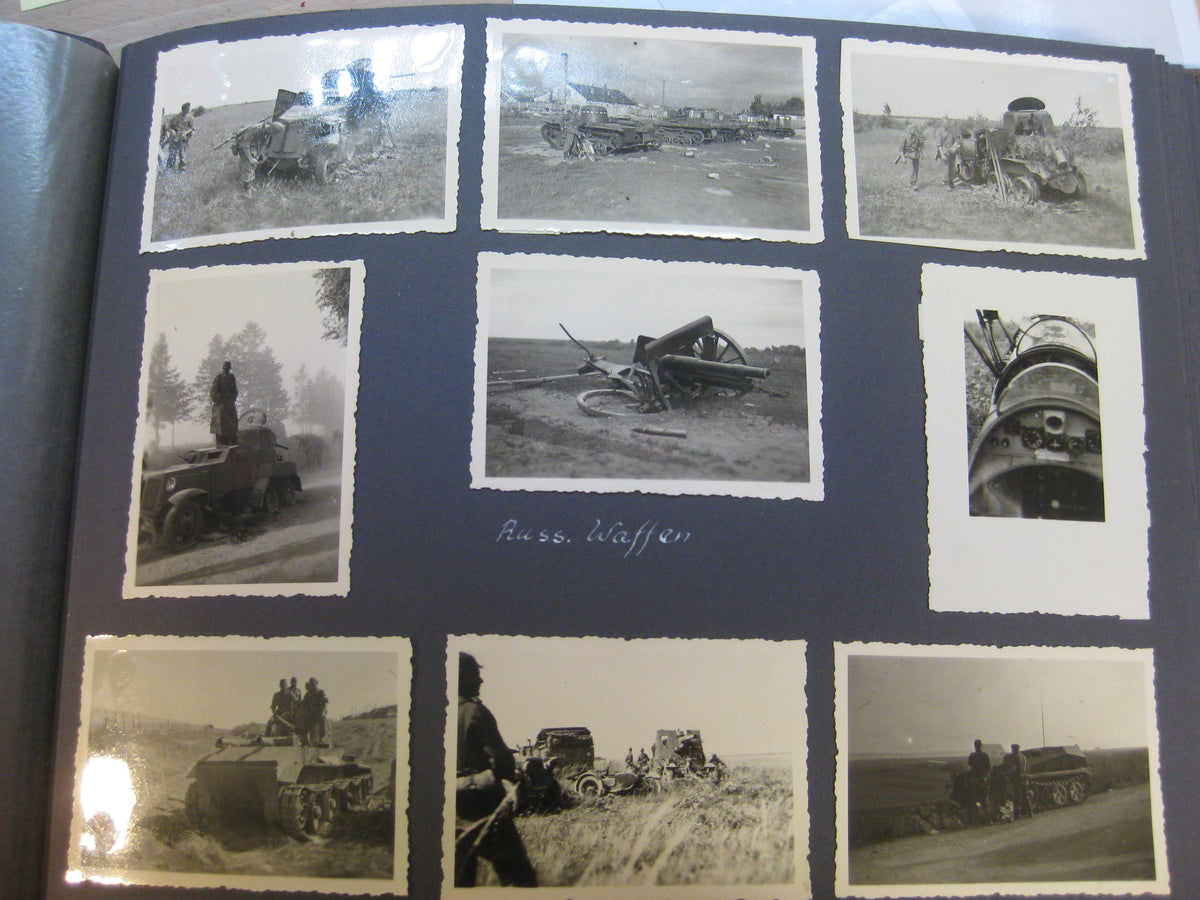 Fotoalbum Wehrmacht Heer Infanterie Russland Atlantikfront Westfront Ostfront Frankreich