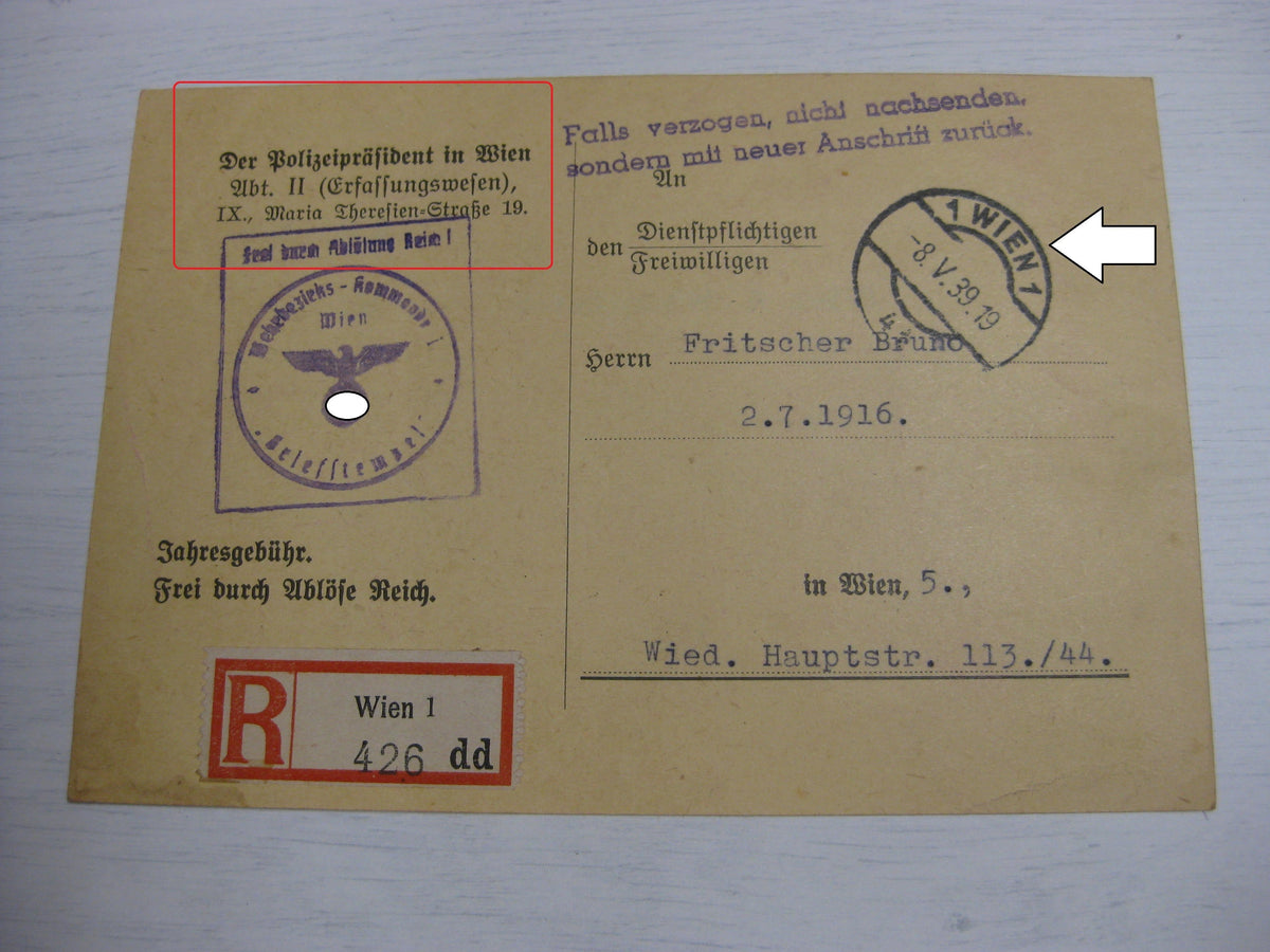 Besitzzeugnis Verleihungsurkunde Wehrmacht Russland Ostfront