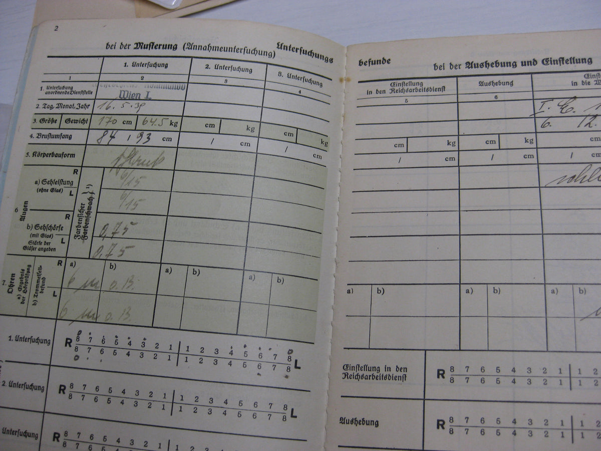 Besitzzeugnis Verleihungsurkunde Wehrmacht Russland Ostfront