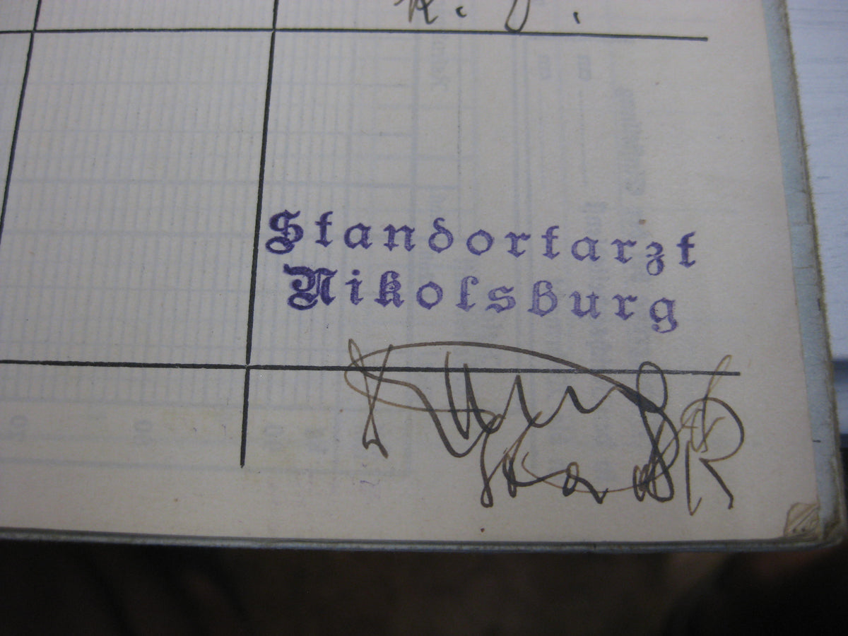 Besitzzeugnis Verleihungsurkunde Wehrmacht Russland Ostfront