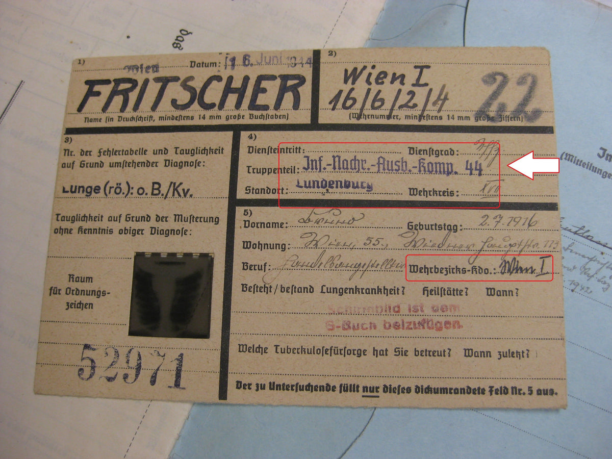 Besitzzeugnis Verleihungsurkunde Wehrmacht Russland Ostfront