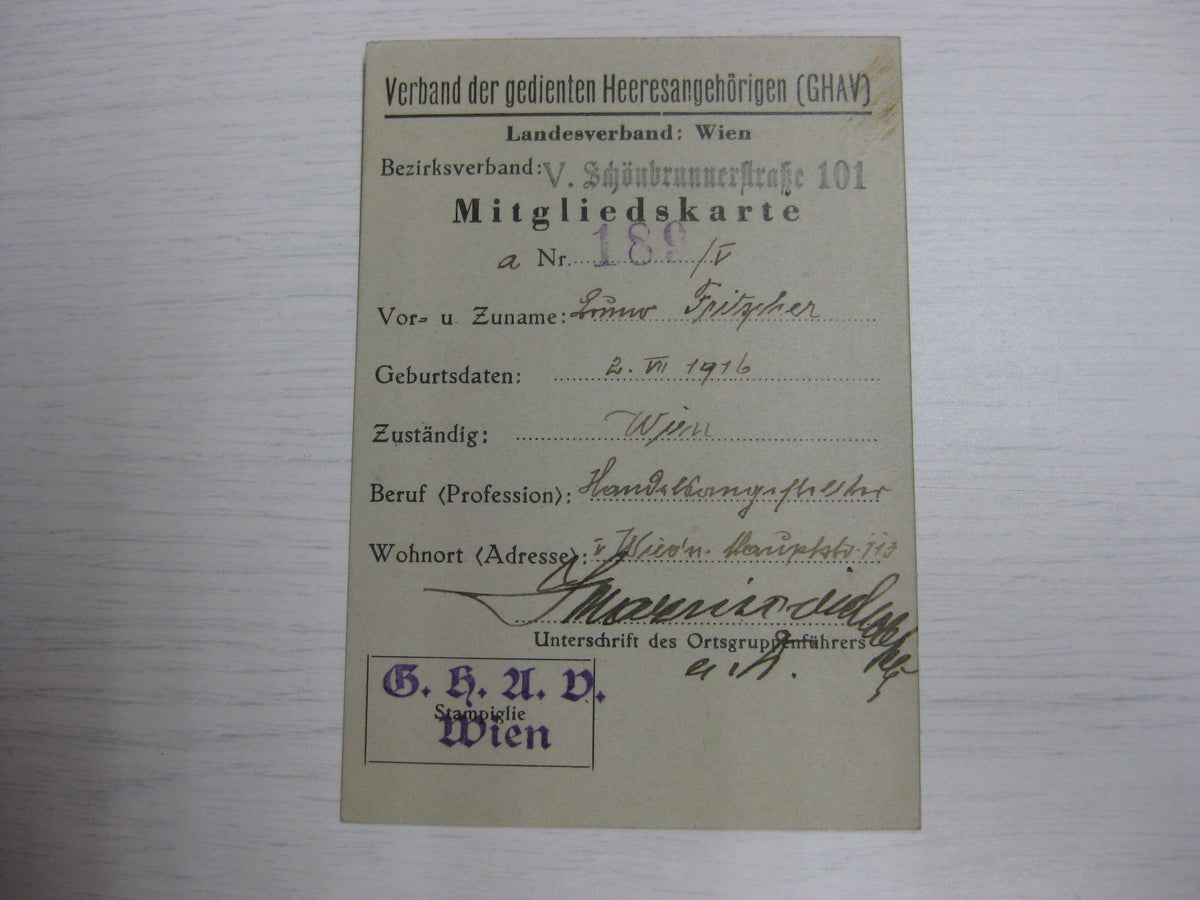 Besitzzeugnis Verleihungsurkunde Wehrmacht Russland Ostfront