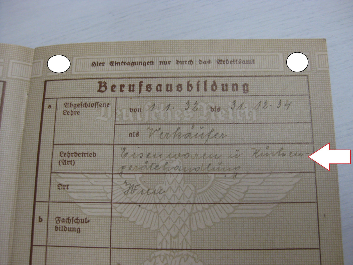 Besitzzeugnis Verleihungsurkunde Wehrmacht Russland Ostfront