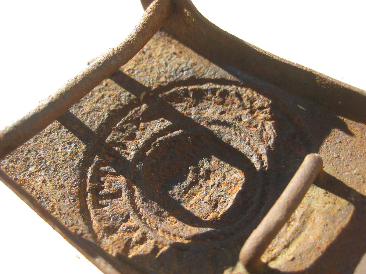 Bodenfund Koppelschloss Ausführung für die Infanterie Mannschaften -Heer- deutsches Kaiserreich GOTT MIT UNS