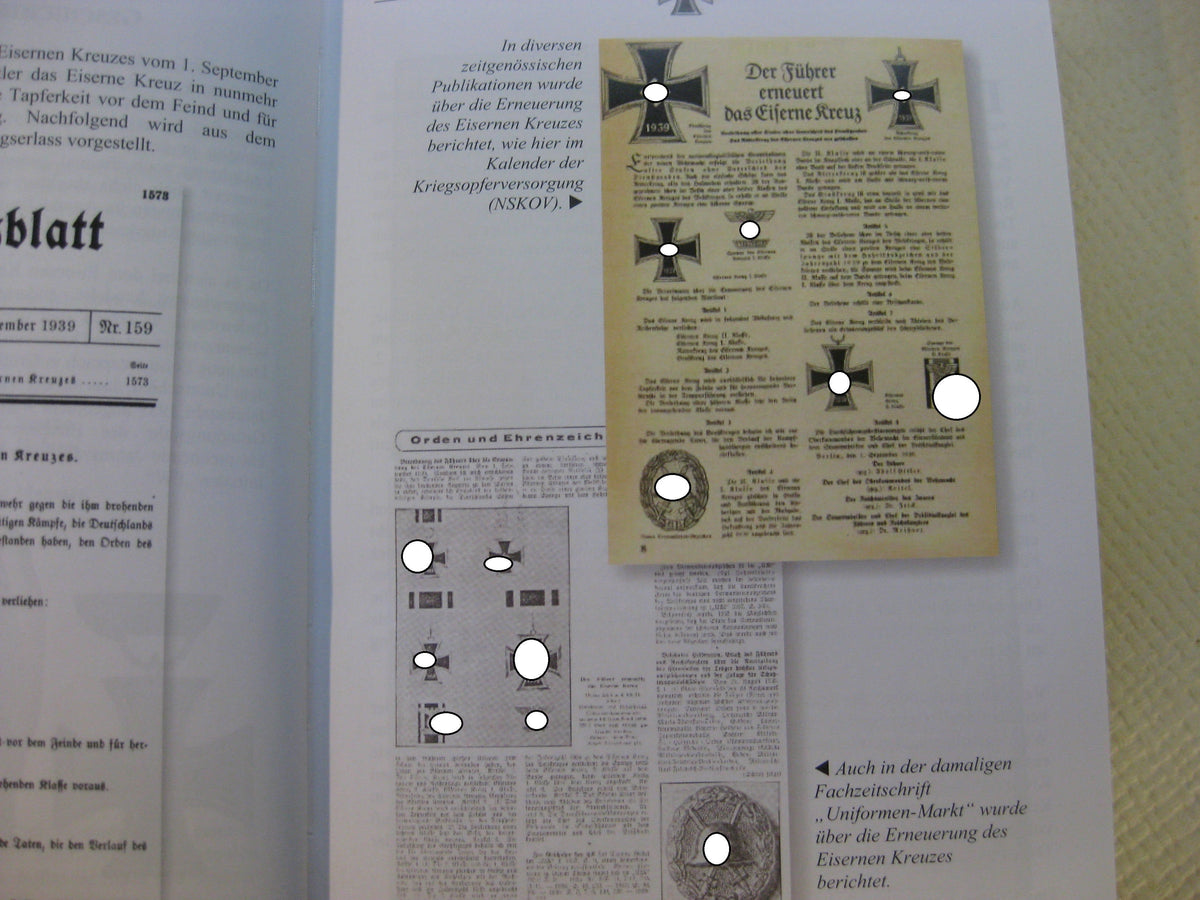 Ordenskatalog Buch Das Eiserne Kreuz 1939  2.Klasse  Wehrmacht