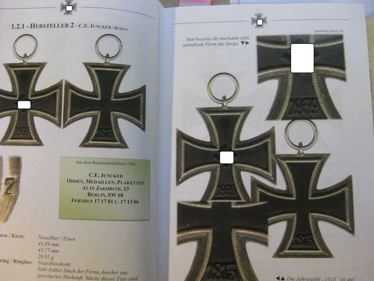 Ordenskatalog Buch Das Eiserne Kreuz 1939  2.Klasse  Wehrmacht