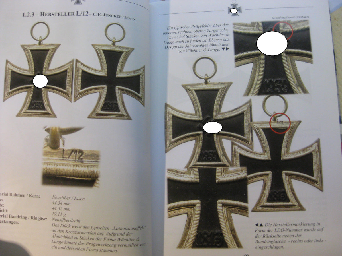 Ordenskatalog Buch Das Eiserne Kreuz 1939  2.Klasse  Wehrmacht