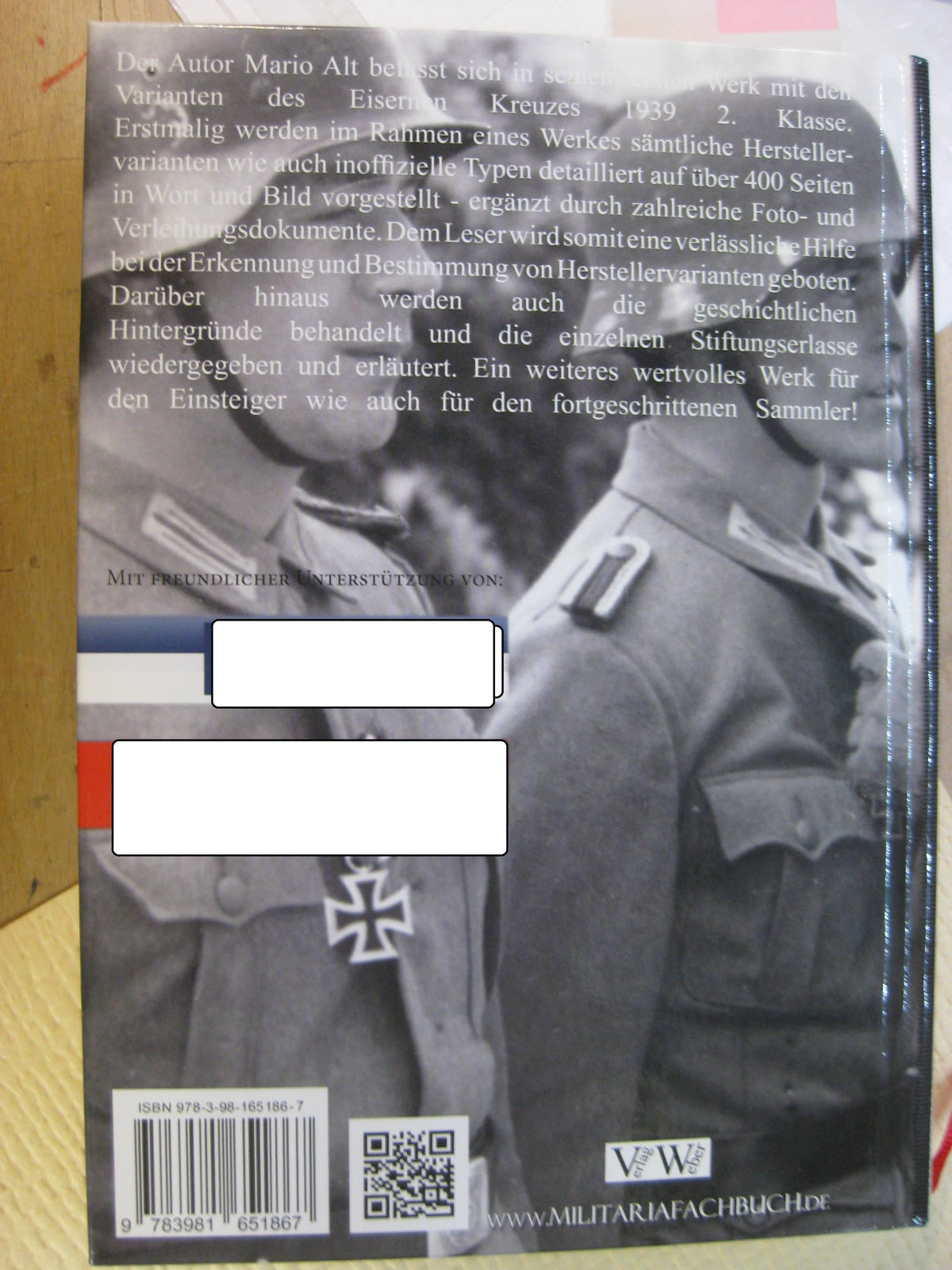 Ordenskatalog Buch Das Eiserne Kreuz 1939  2.Klasse  Wehrmacht