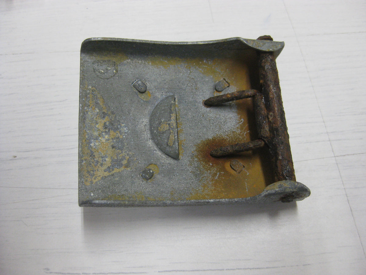 BODENFUND Koppelschloss für Mannschaften -Heer- Wehrmacht GOTT MIT UNS Aluminium