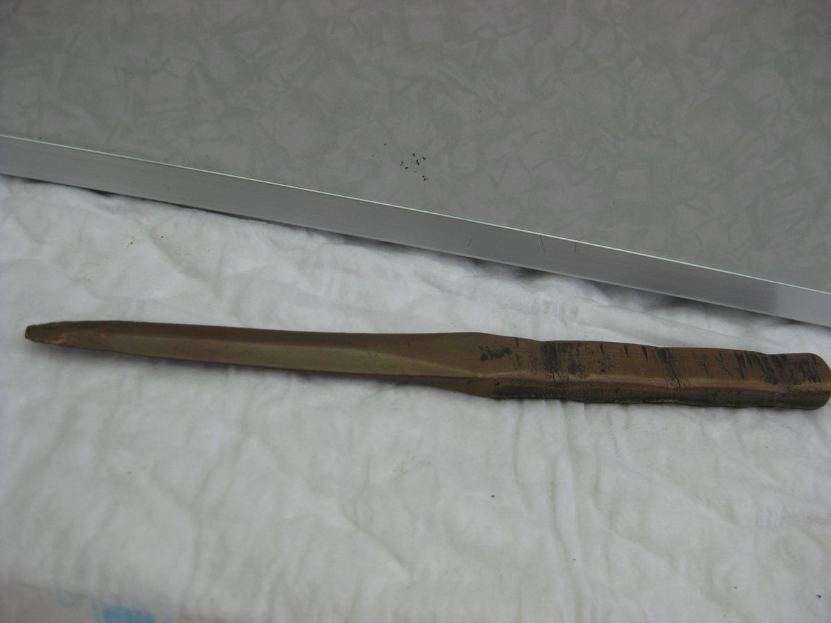 Miniatur BRIEFÖFFNER aus Granatring der Artillerie 1.Weltkrieg GRABENKUNST