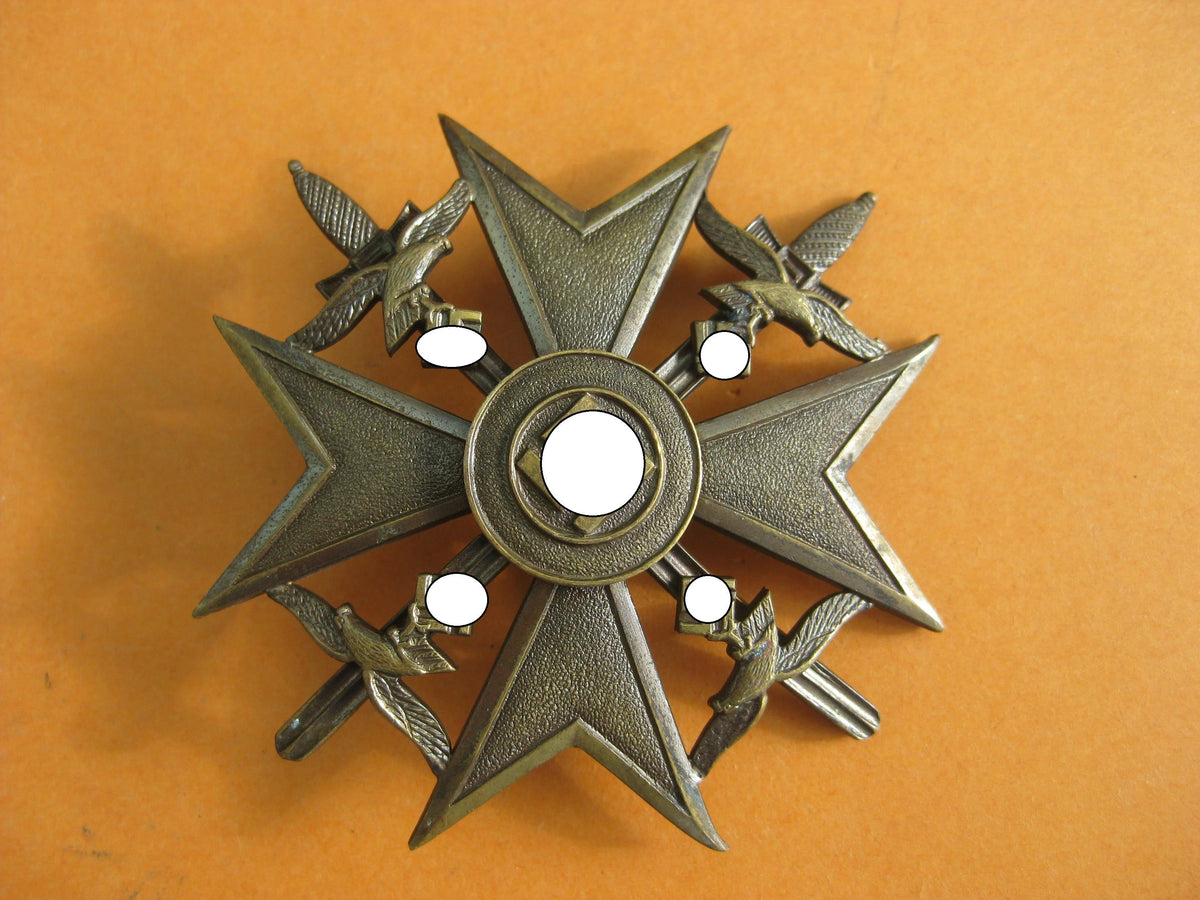 Spanienkreuz in Bronze MIT Schwertern der Legion Condor Orden Spanien Wehrmacht Kriegsmarine