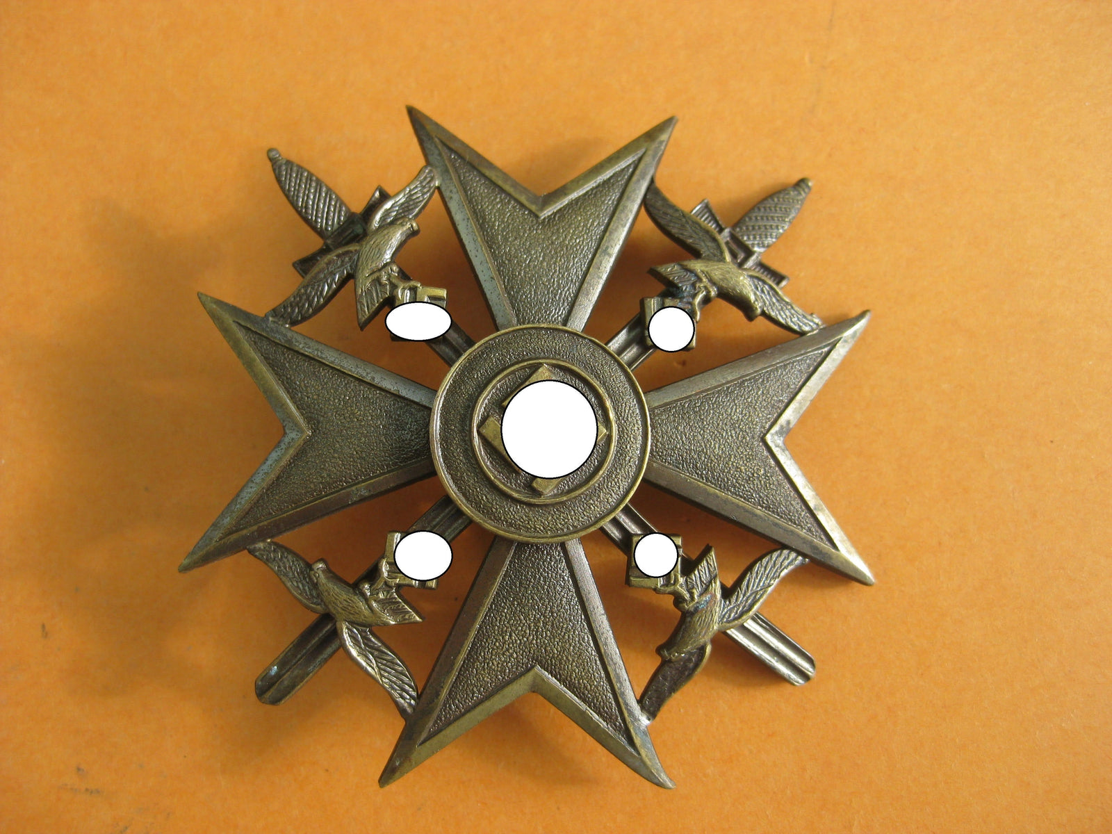 Spanienkreuz in Bronze MIT Schwertern der Legion Condor Orden Spanien Wehrmacht Kriegsmarine