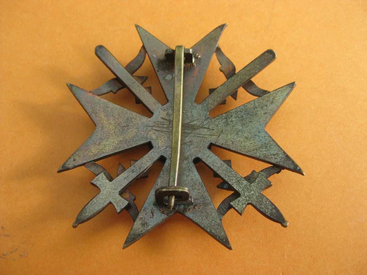 Spanienkreuz in Bronze MIT Schwertern der Legion Condor Orden Spanien Wehrmacht Kriegsmarine
