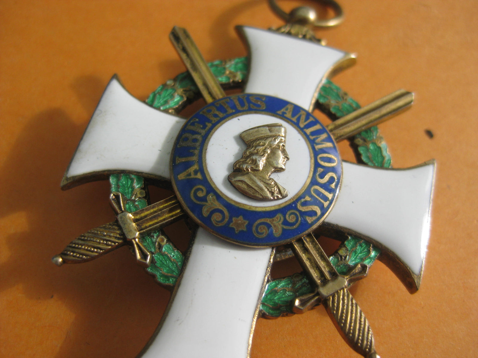 Ritterkreuz sächsischer Albrechtsorden 1.Klasse mit Schwertern Sachsen 1.Weltkrieg Orden Kaiserreich DRESDEN