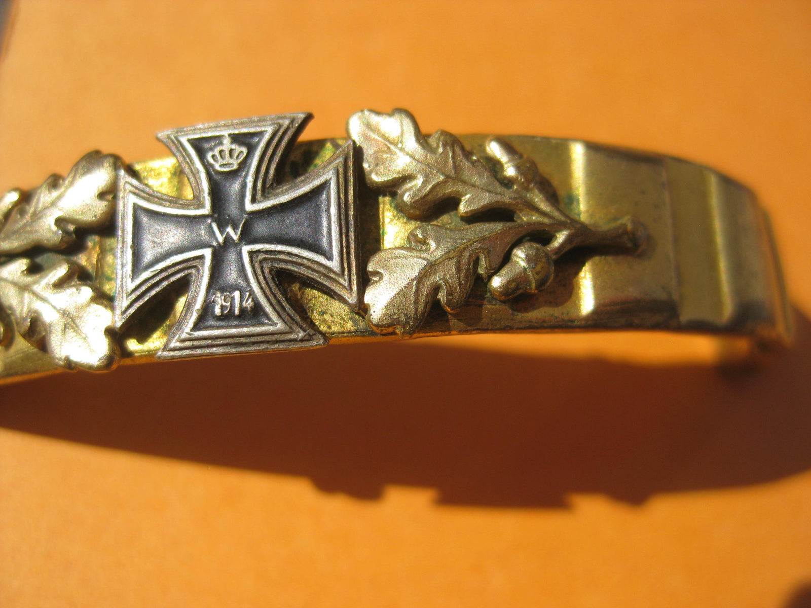 Patriotischer Armreif Grabenkunst 1. Weltkrieg 1914 - 1918
