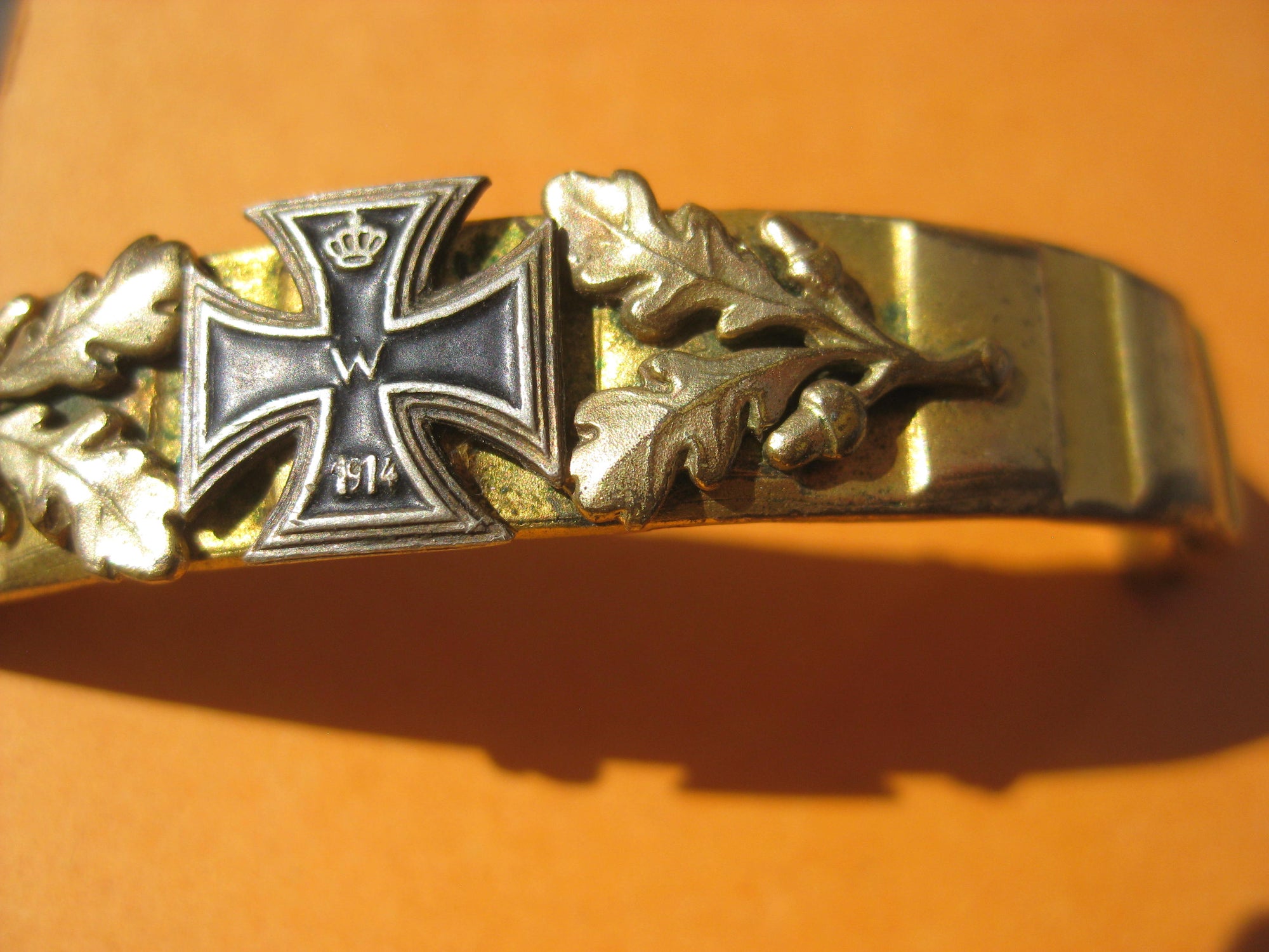 Patriotischer Armreif Grabenkunst 1. Weltkrieg 1914 - 1918