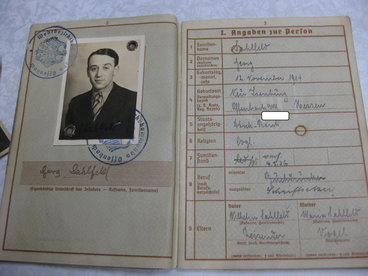 Nachlass Dokumente Verleihungsurkunden Besitzzeugnis Ostfront / Russland