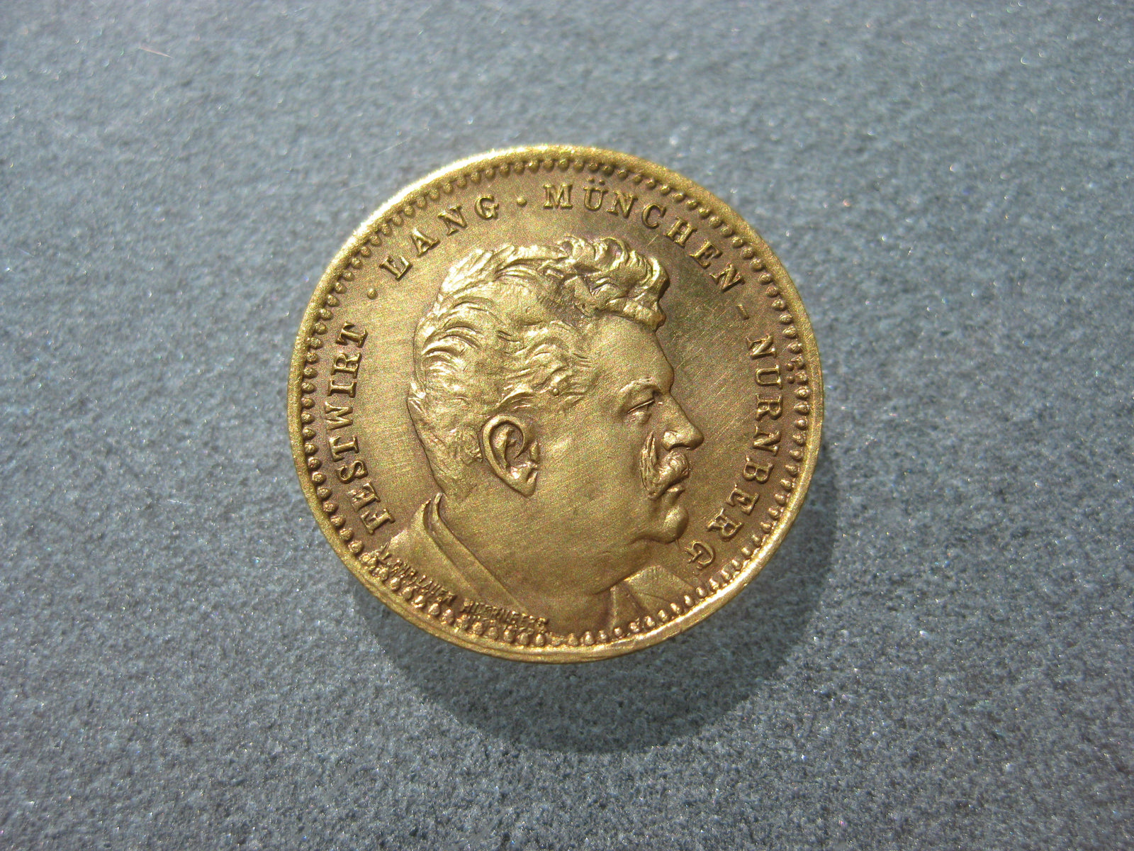 Jeton Biermarke Vogelwiese 1913 Dresden / Sachsen