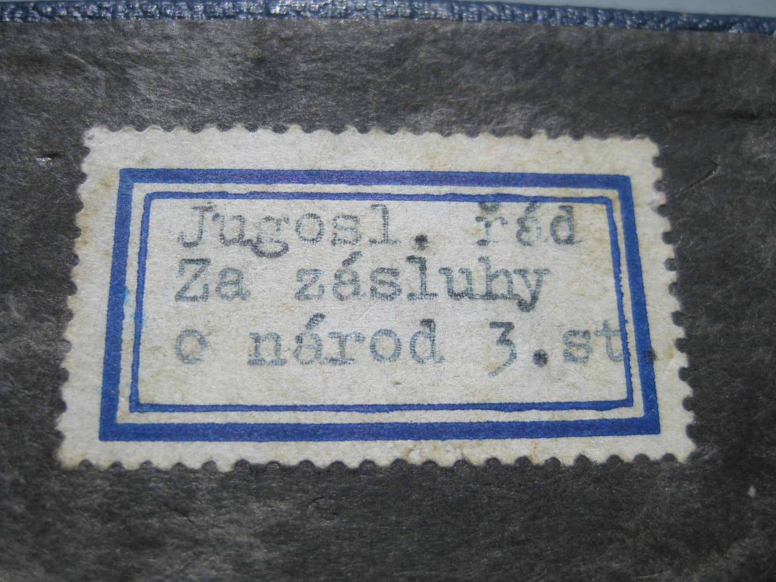 unbekanntes Verleihungsetui / Verleihungsschachtel Jugoslawien