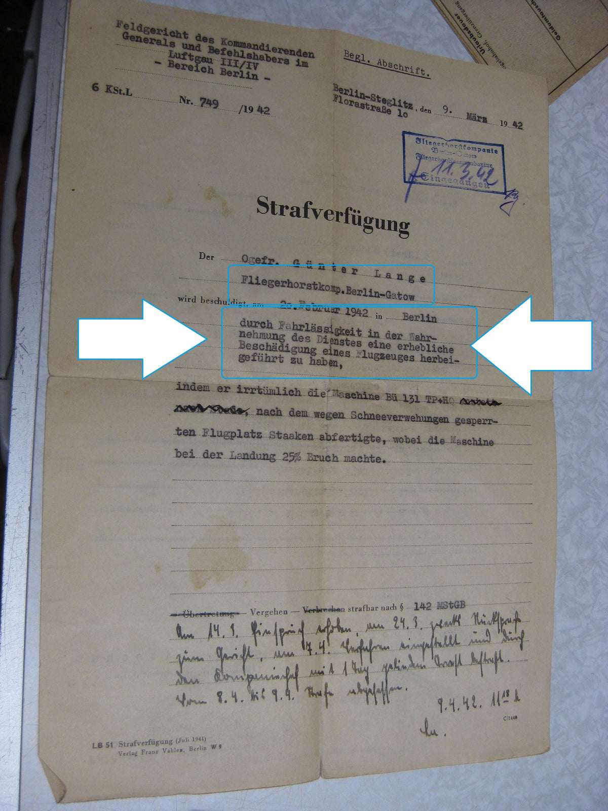 Soldbuch Flugbuch Wehrpaß Wehrmacht Luftwaffe Verwundetenabzeichen in GOLD