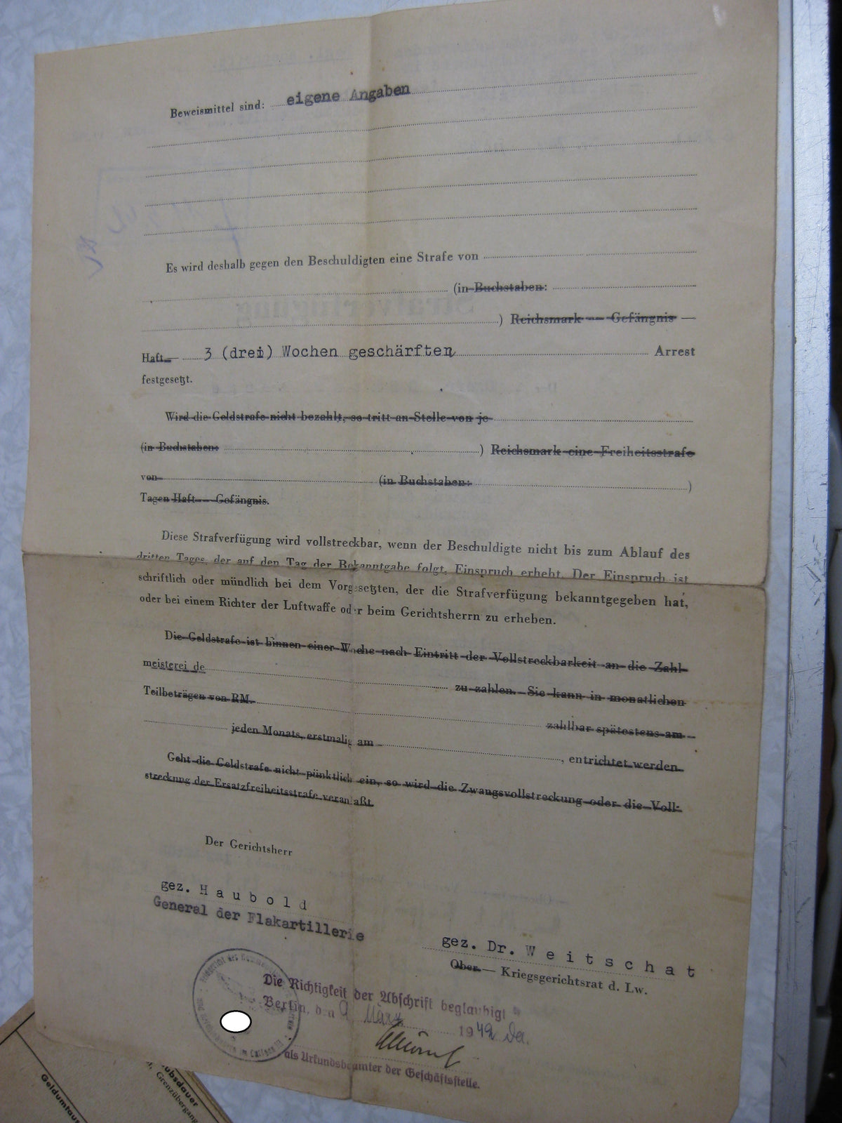 Soldbuch Flugbuch Wehrpaß Wehrmacht Luftwaffe Verwundetenabzeichen in GOLD