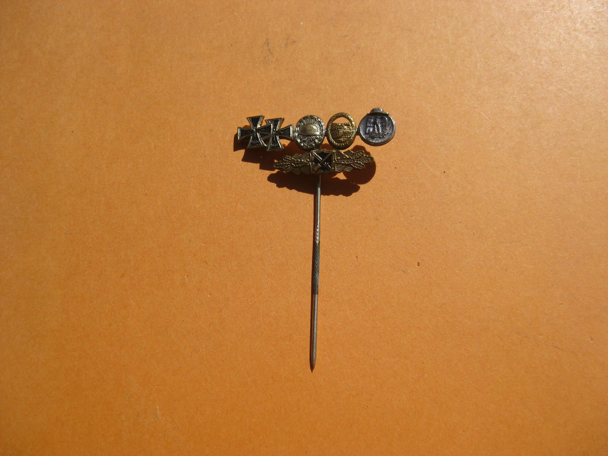 Miniaturspange Nahkampfspange Eisernes Kreuz  Panzerkampfabzeichen Bundeswehr 1957