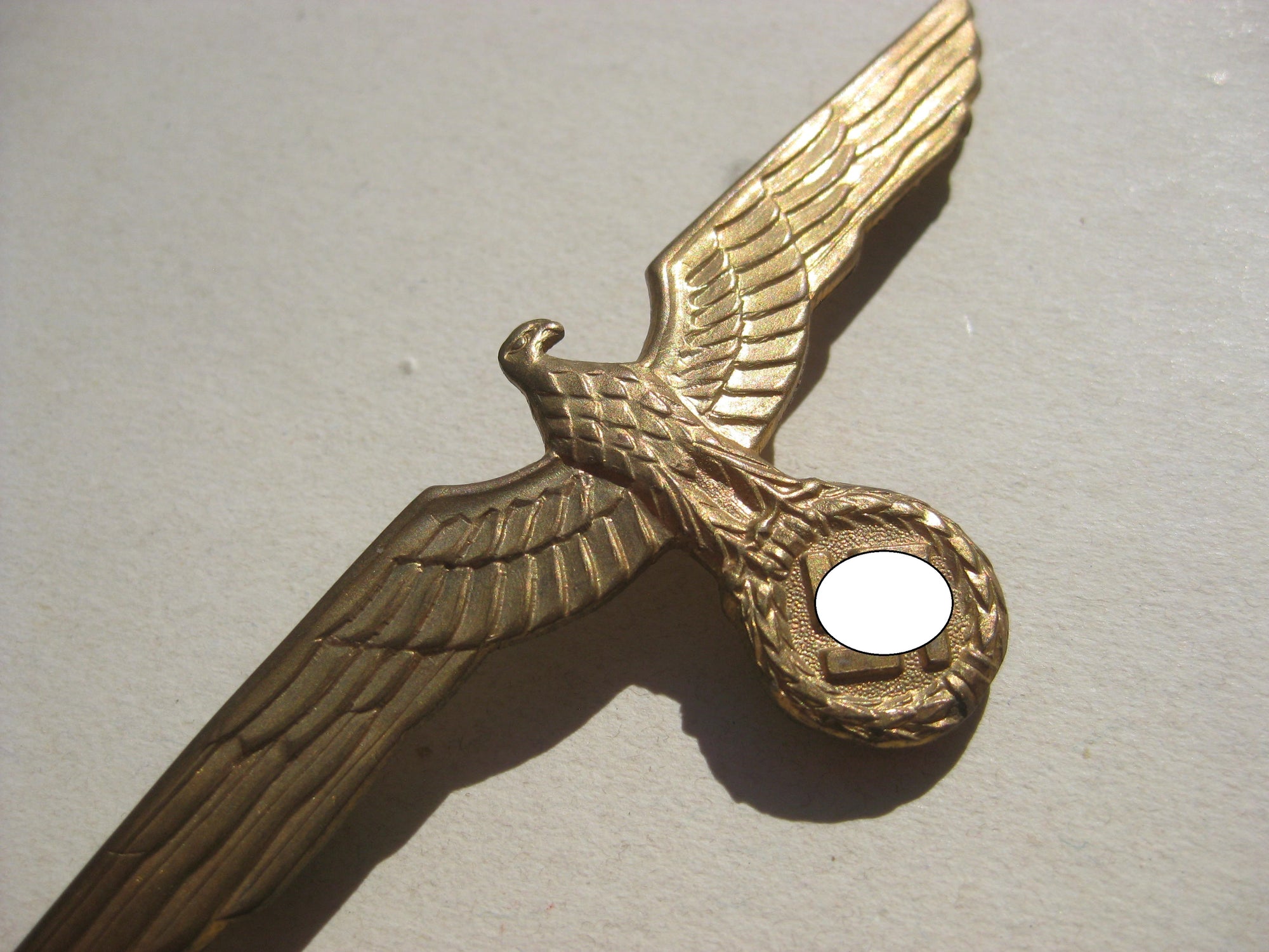 Kriegsmarine Metallbrustadler für die Sommeruniform Wehrmacht -Prachtexemplar-