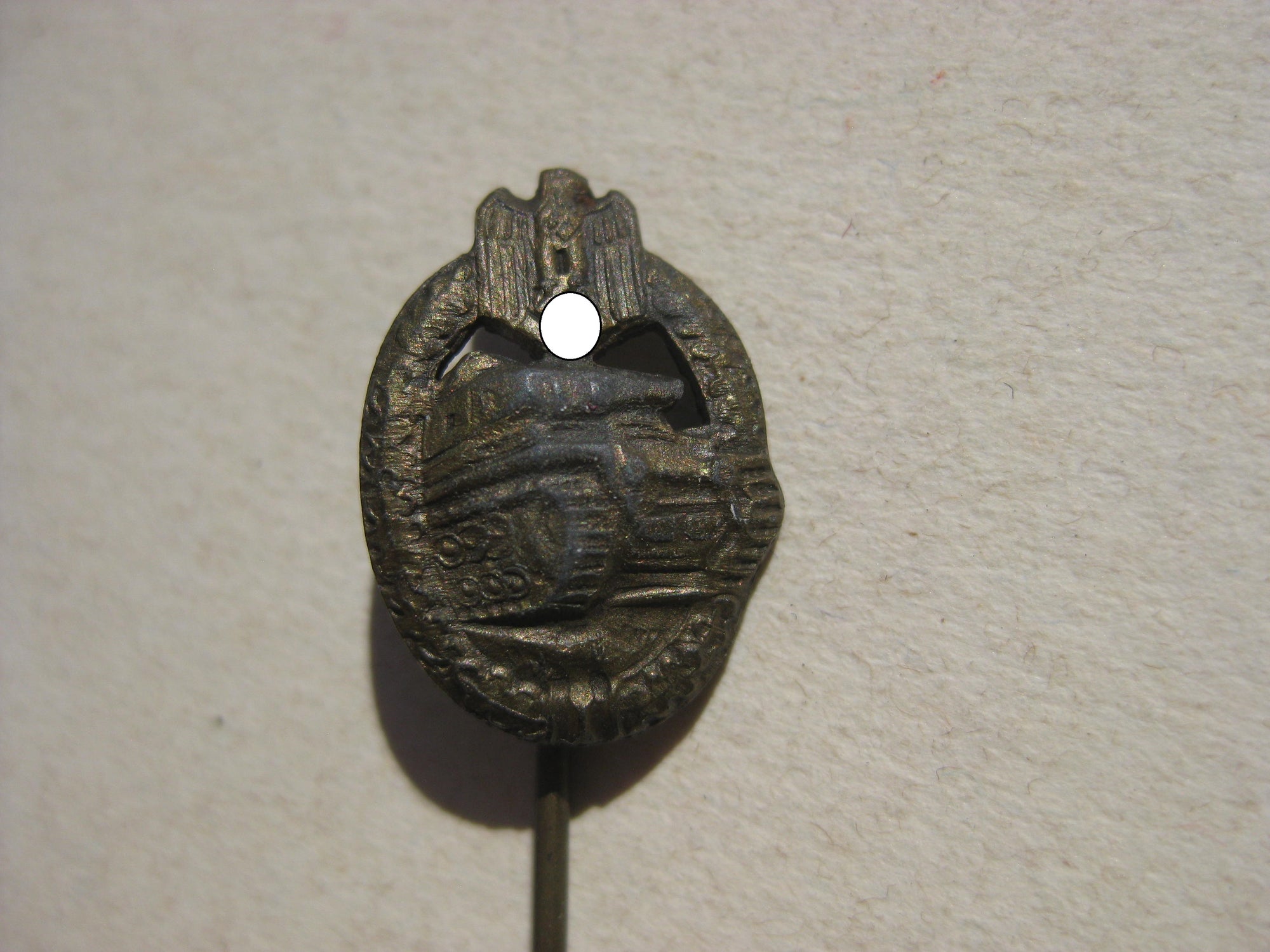 Miniatur Panzerkampfabzeichen in Bronze (PKA)