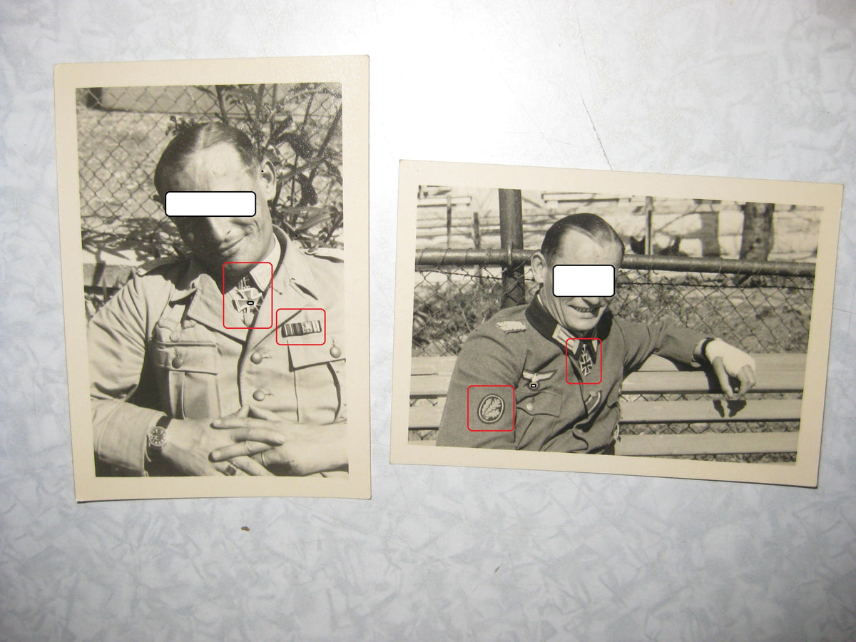 3 Extrem Seltene Trägerfotos Ritterkreuzträger Afrikakorps Afrikakämpfer