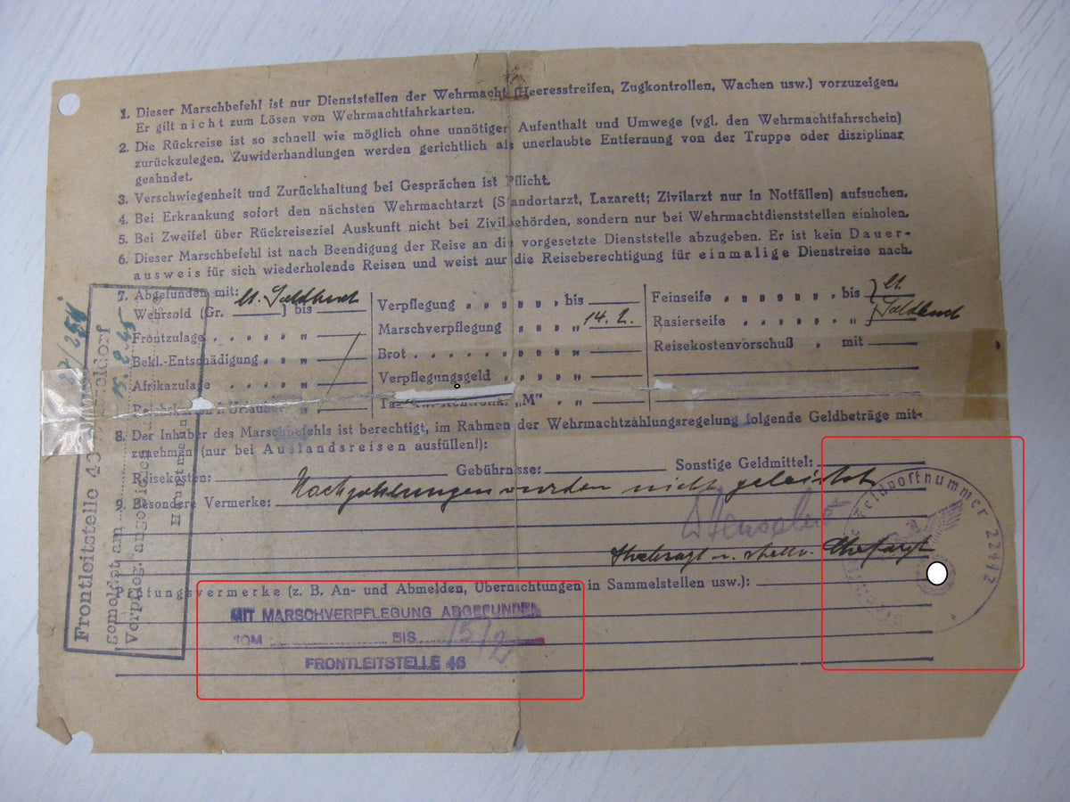 Besitzzeugnis Verleihungsurkunden Eisernes Kreuz Sturmabzeichen Kriegsverdienstkreuz etc etc !! Ostfront