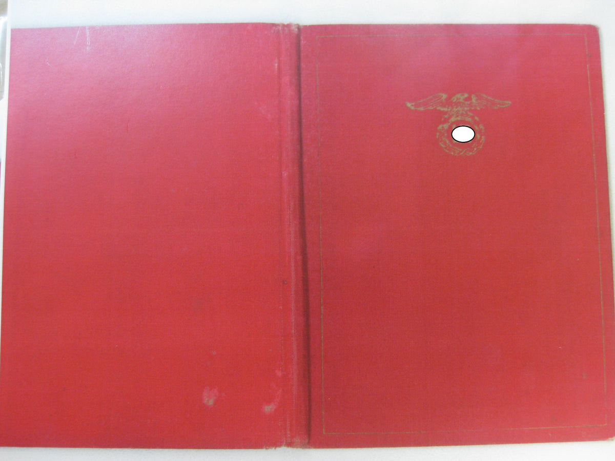 Kopie vom Parteibuch eines  Blutordenträger Hessen Uniformfoto