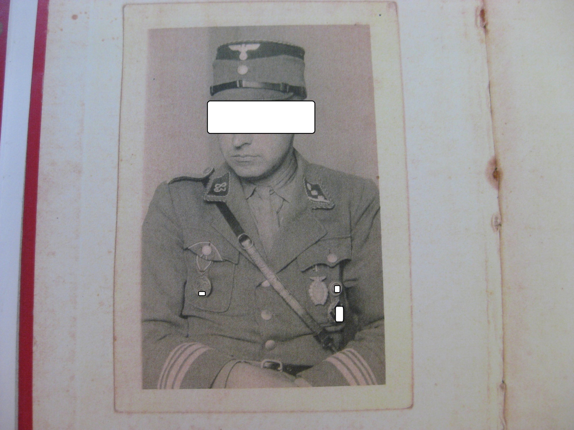 Kopie vom Parteibuch eines  Blutordenträger Hessen Uniformfoto