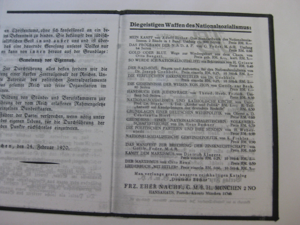 Kopie vom Parteibuch eines  Blutordenträger Hessen Uniformfoto