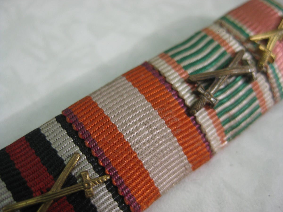 4er Feldspange mit Feuerwehr Ehrenzeichen 2.Stufe