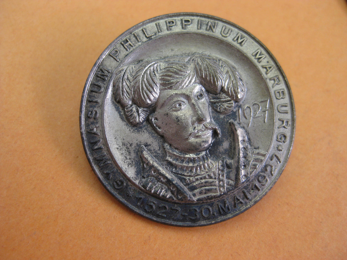 Abzeichen Gymnasium Philippinum  Marburg an der Lahn 1927 Hessen