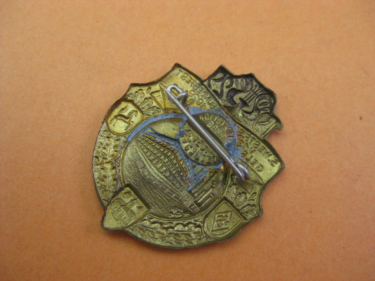 Abzeichen Sängerbundesfest in Gelsenkirchen - Buer 1929 DSB