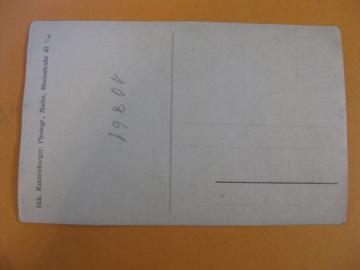 Fotopostkarte Deutsches Reich 1.Weltkrieg Unteroffizier Mainz