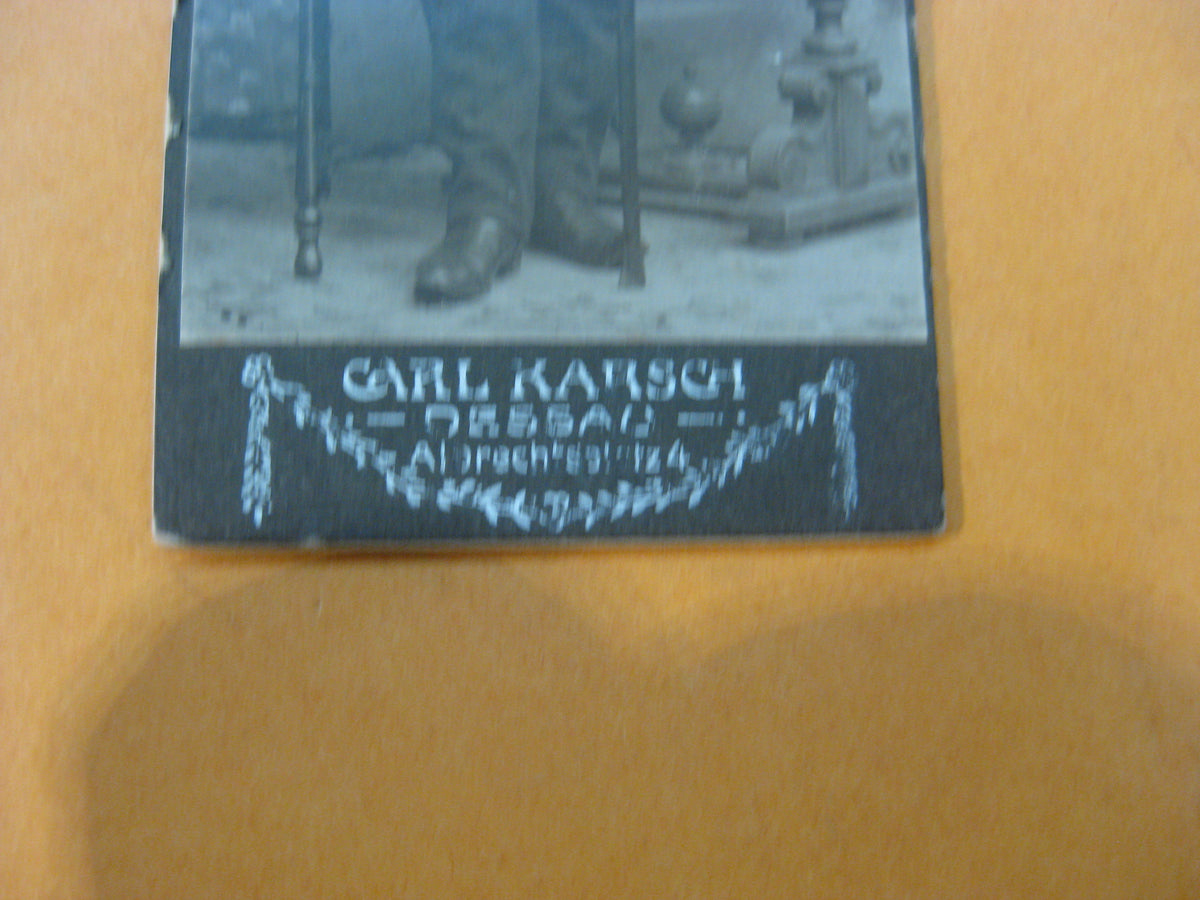 Kabinettfoto Deutsches Reich 1.Weltkrieg Dessau Sachsen Anhalt