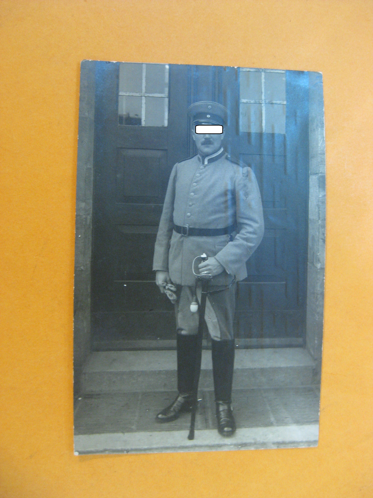 Fotopostkarte Deutsches Reich 1.Weltkrieg Feldgraue Uniform Kavallerie