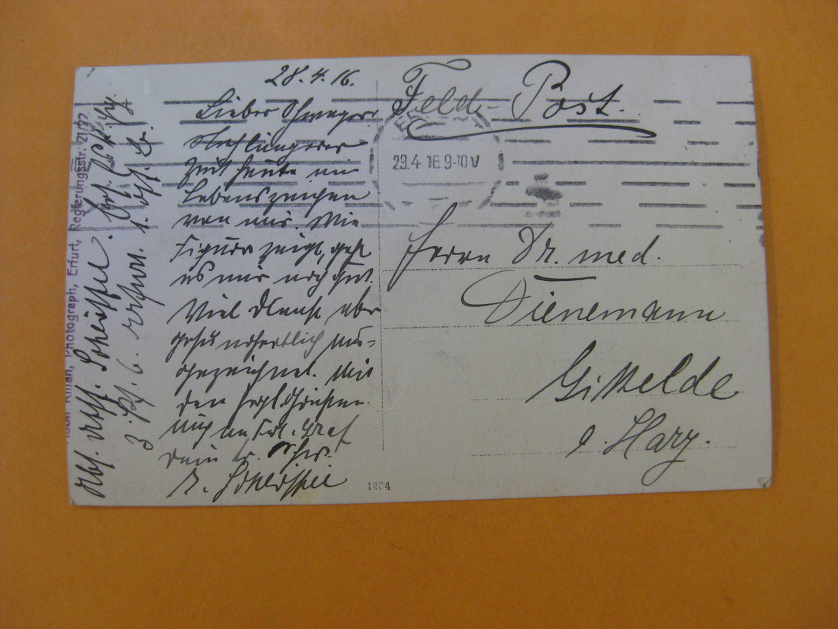 Fotopostkarte Deutsches Reich 1.Weltkrieg Feldgraue Uniform Kavallerie