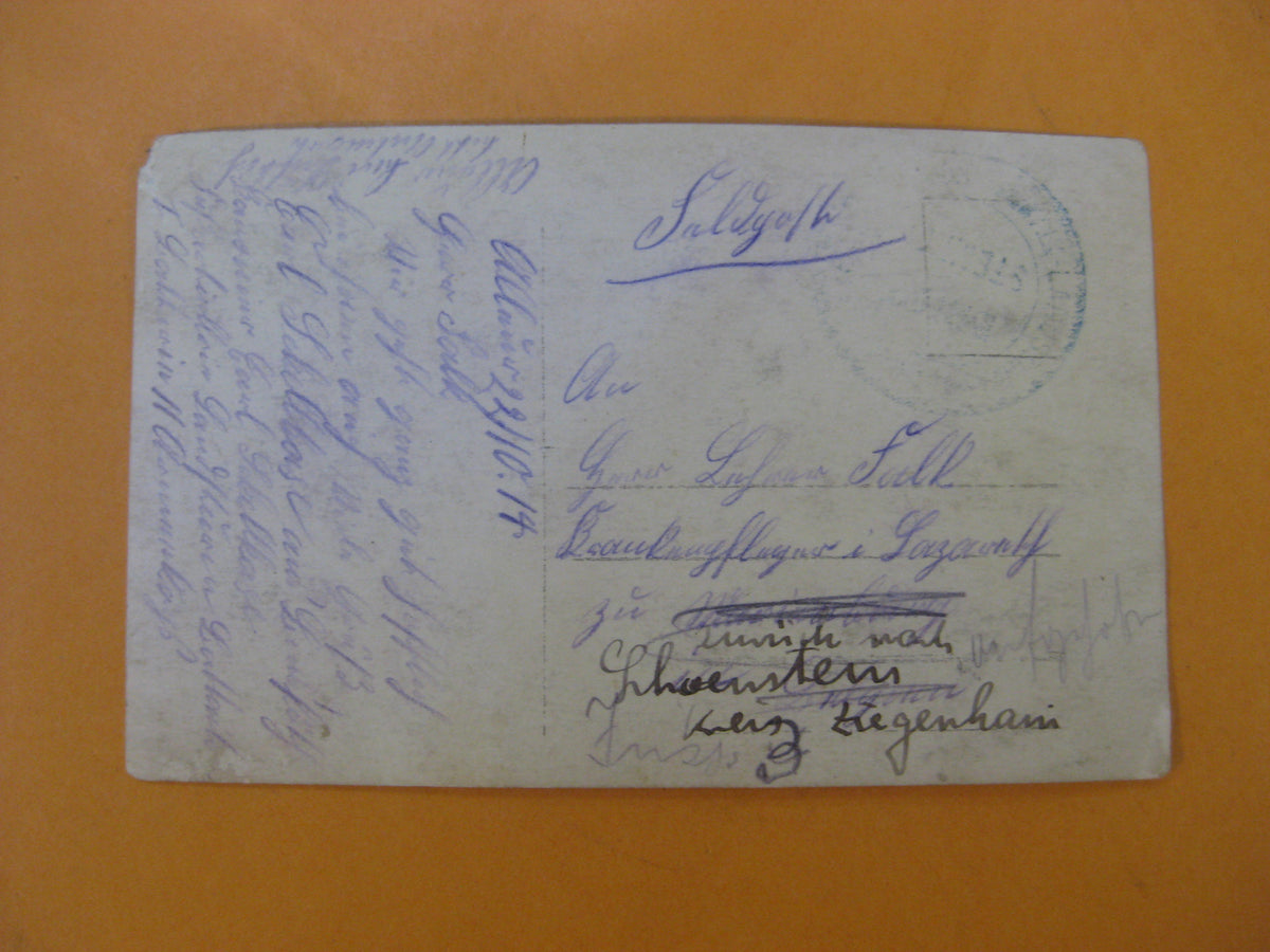 Fotopostkarte Deutsches Reich 1.Weltkrieg Feldgraue Uniform Landwehr ?