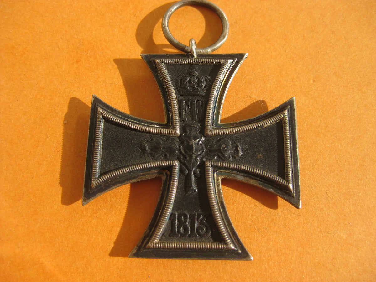 Eisernes Kreuz 2.Klasse 1914 (EK2/14) in 800er SILBER mit 2 Punzen !!