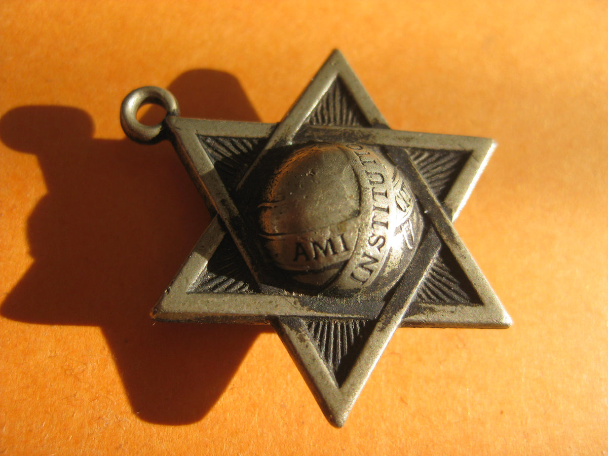 Silbernes Ehrenzeichen der jüdischen Freimaurer Vereinigung ROTHSCHILD USA