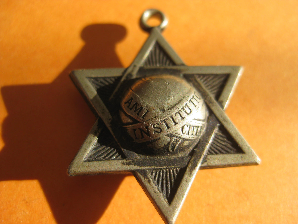 Silbernes Ehrenzeichen der jüdischen Freimaurer Vereinigung ROTHSCHILD USA