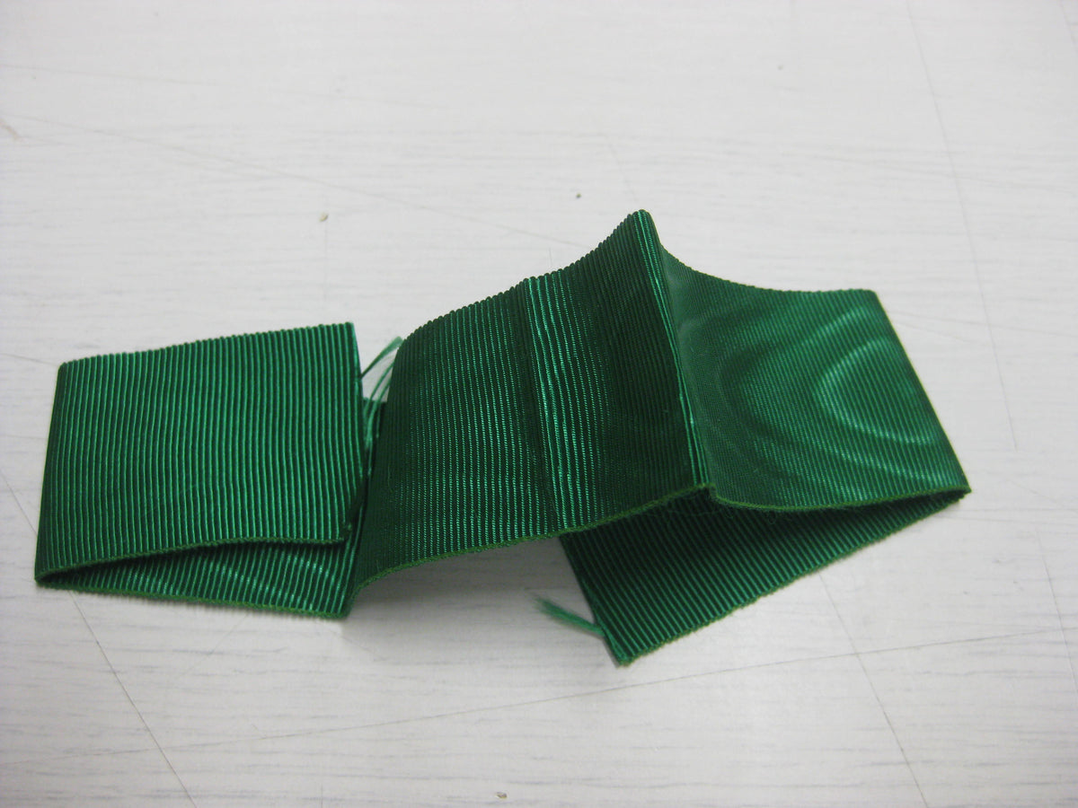 Grünes Ordensband UV-negativ Sachsen Verdienstmedaille