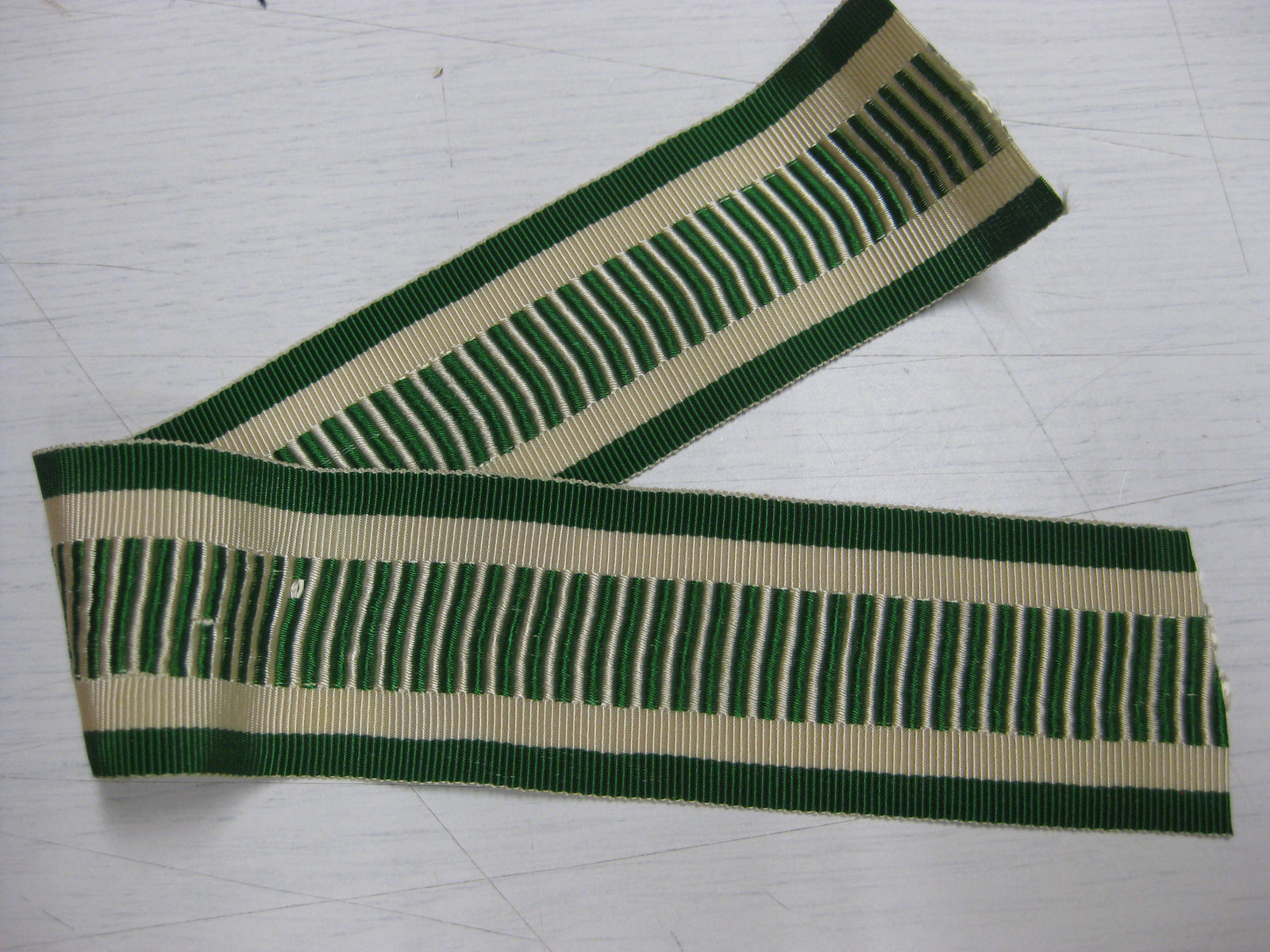 Ordensband UV-negativ Sachsen Ehrenkreuz für freiwillige Krankenpflege im Frieden