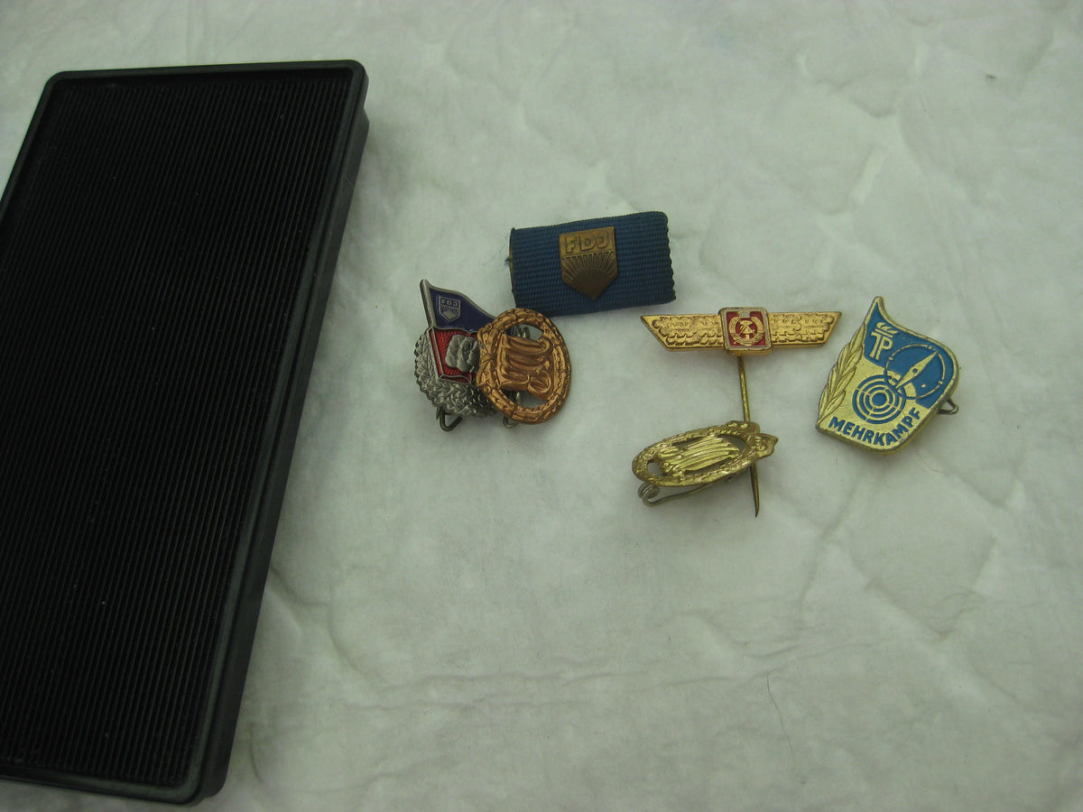 6 verschiedene Miniaturen Sportabzeichen  Orden DDR FDJ